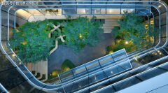 约10米挑高的归家大堂（西区术安拆